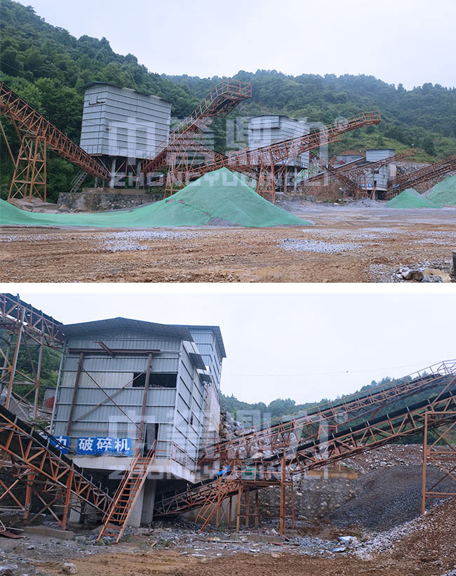 江西省萍乡市时产300吨环保碎石流水生产线案例