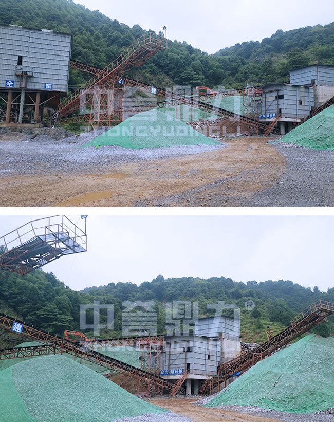 江西省萍乡市时产300吨环保碎石流水生产线案例